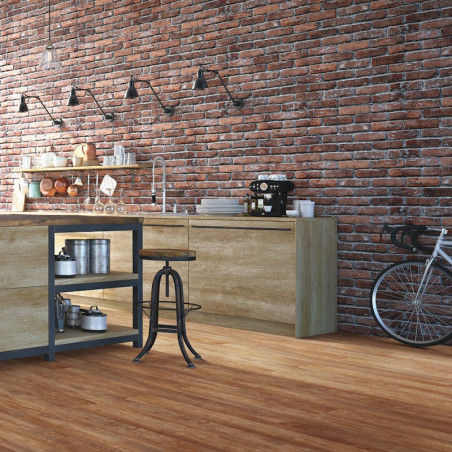 Parquet en liège aspect bois de grange