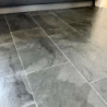 Carrelage en ardoise grise
