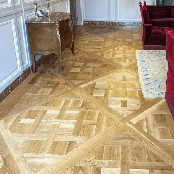 Parquets Versailles et dalles massif