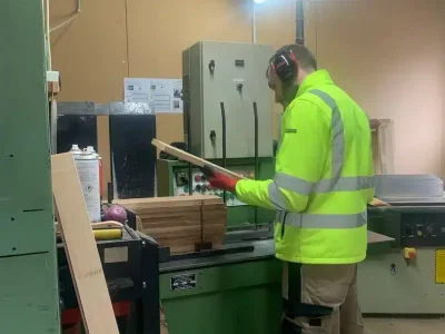 fabrication du parquet massif
