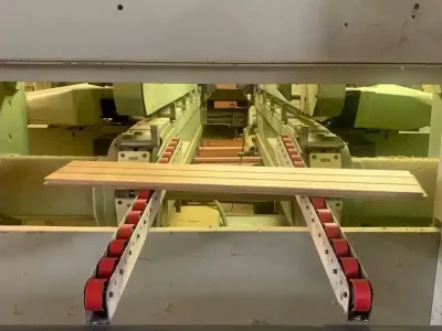 fabrication d'un parquet en chêne massif