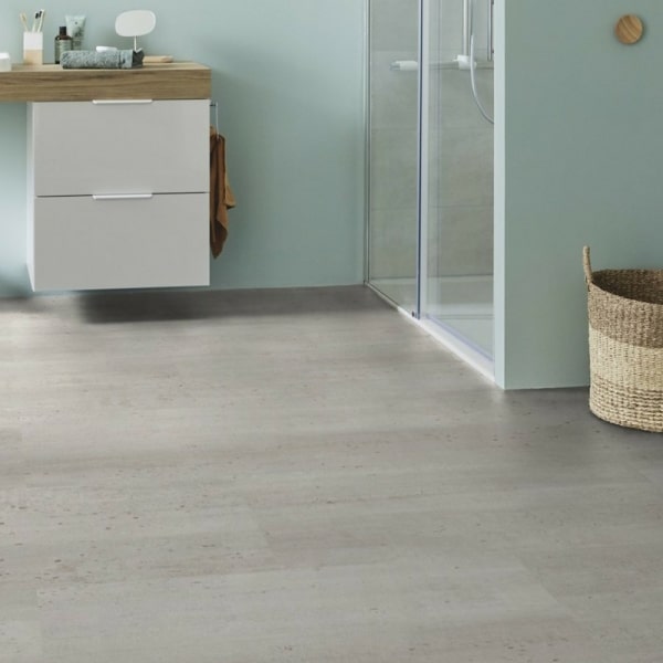 dalle PVC imitation béton couche d'usure 0,55 mm