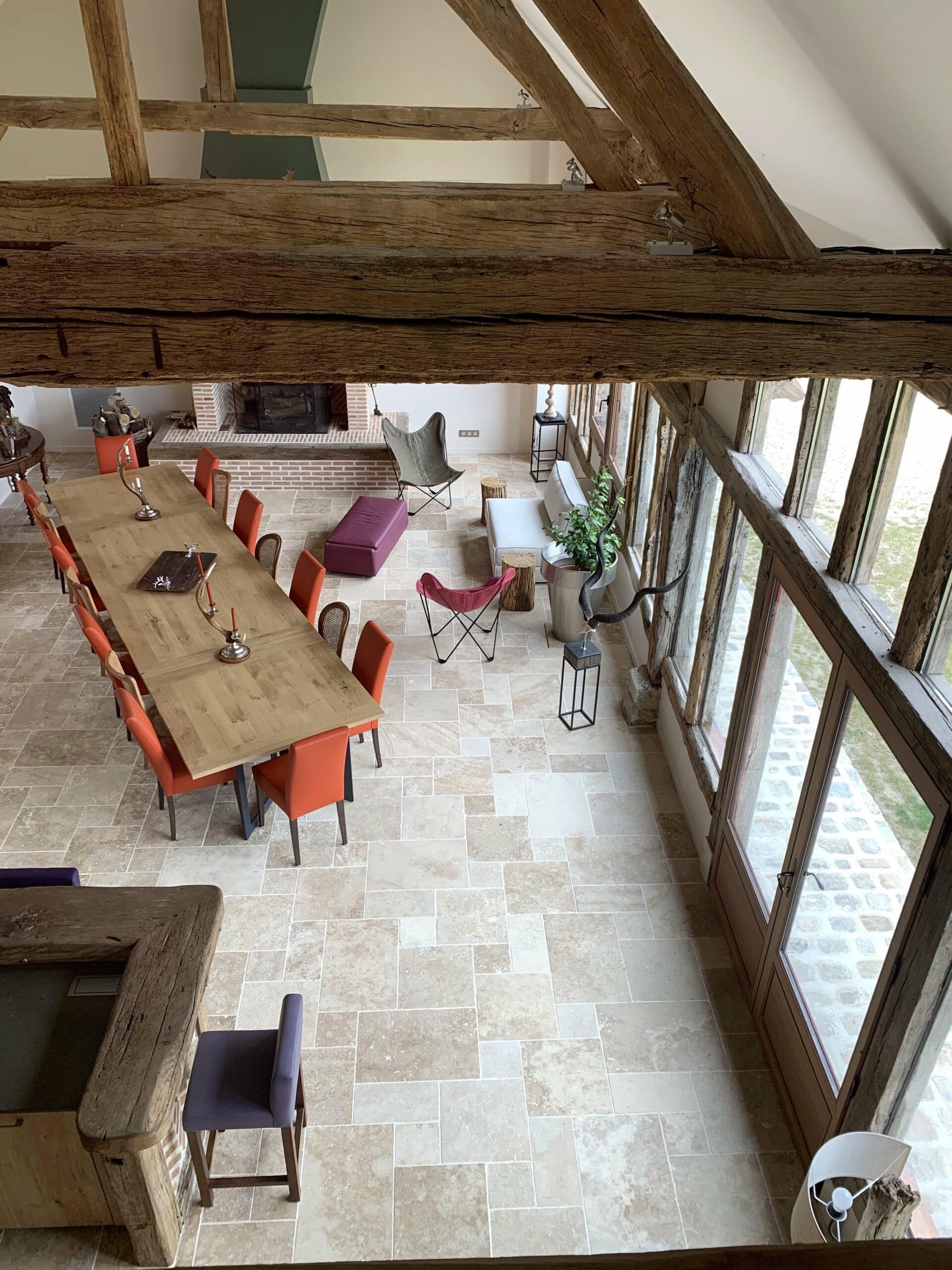Rénovation du sol d'une jolie longère