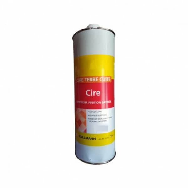 CIRE SPÉCIAL TERRE CUITE FINITION SATINÉE1 Cire terre cuite bidon 1L