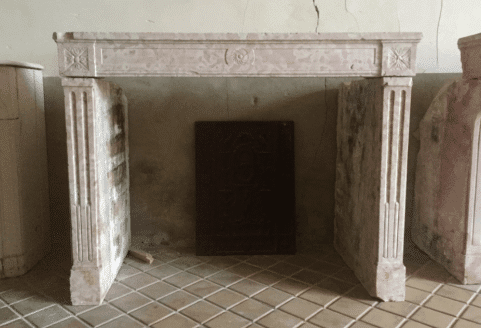 cheminée epoque louis xvi – réf. 78 2