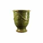 vase d’anduze vieilli tradition vert 3