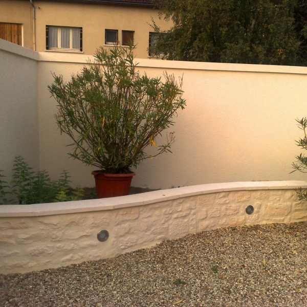 dessus mur “grain fin”