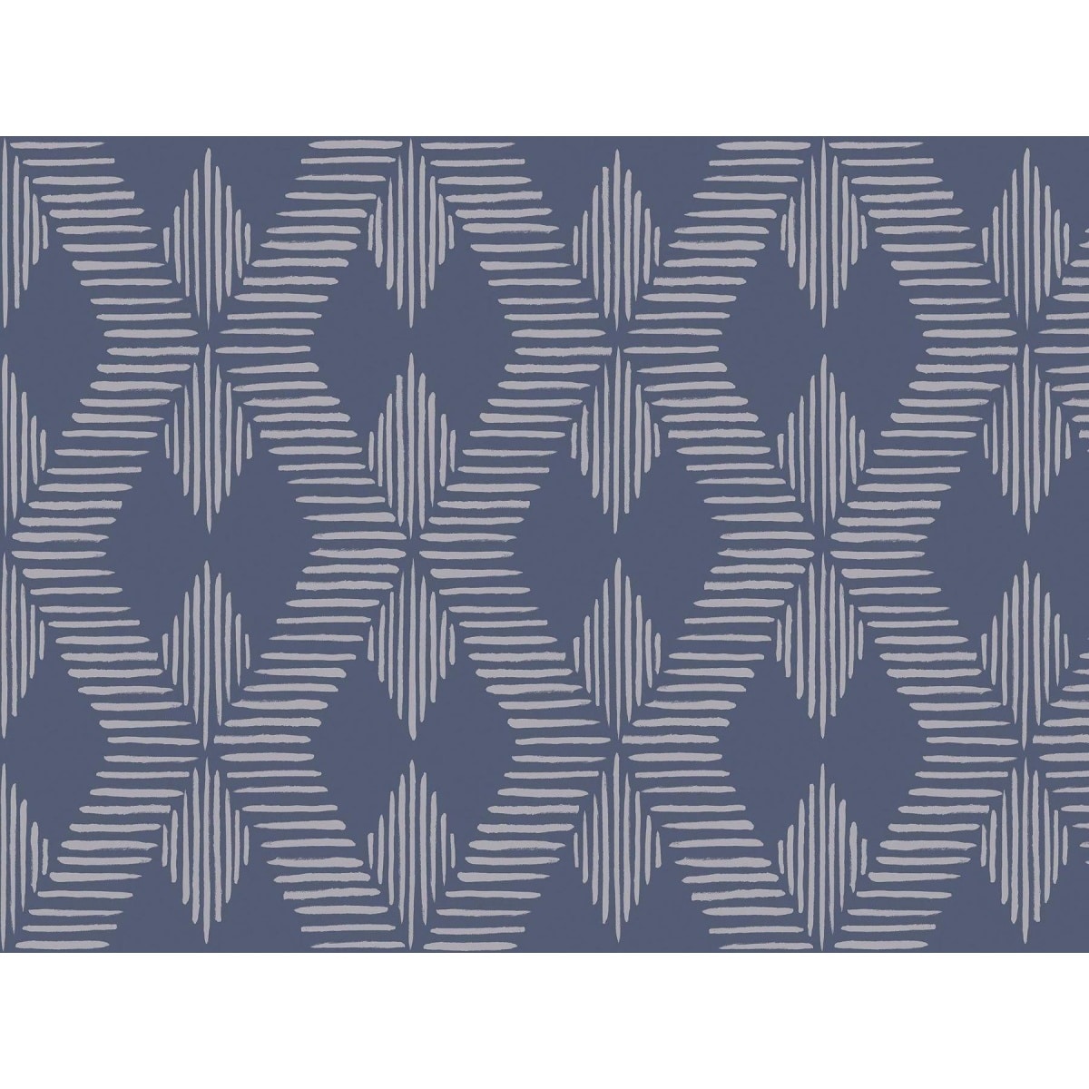 papier peint géométrique andrée – bleu minéral & gris acier