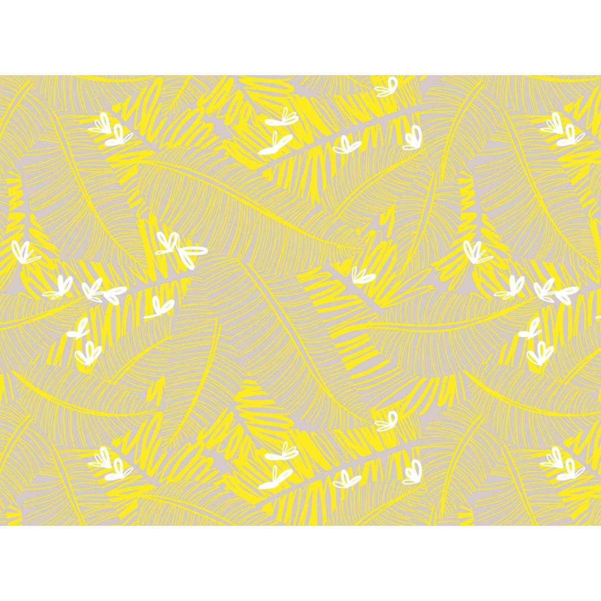 papier peint jungle eva – sable chaud & jaune imperial 2