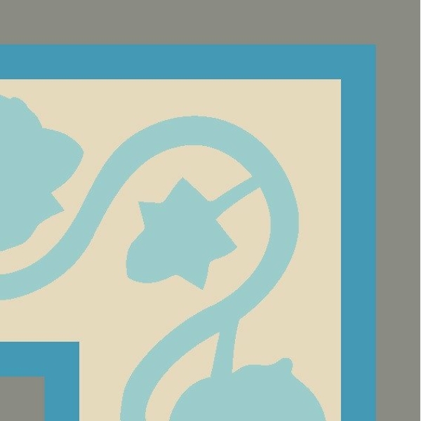 carreau-de-ciment-le-touquet-4 un angle de carreau de ciment bleu canard