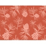papier peint floral simone – terracota & rosée des près 2
