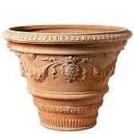 vase terre cuite décor florentin 2