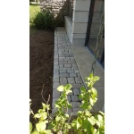 pavé chantilly gris clair posé