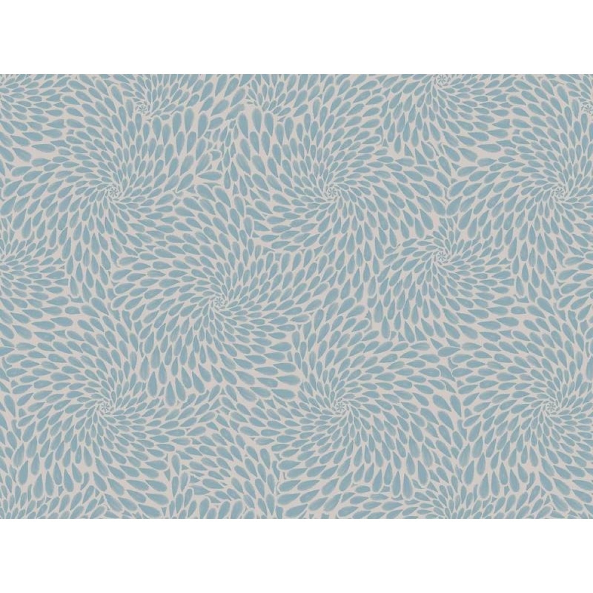 papier peint floral colette – sable chaud & bleu fumé