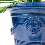 vase d’anduze émaillé bleu 5
