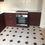 Dallage à cabochons en pierre du Nivernais - 1,5 cm, Brossée, 30 cm x 30 cm, 10 cm x 10 cm