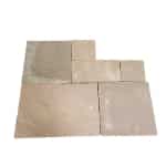 Dallage grès panachés