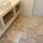 CARRELAGE EN TRAVERTIN DEUXIÈME CHOIX ( NATUREL ) - 72071-4