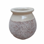 Jarre méditerranéenne 60 cm ivoire patine classique