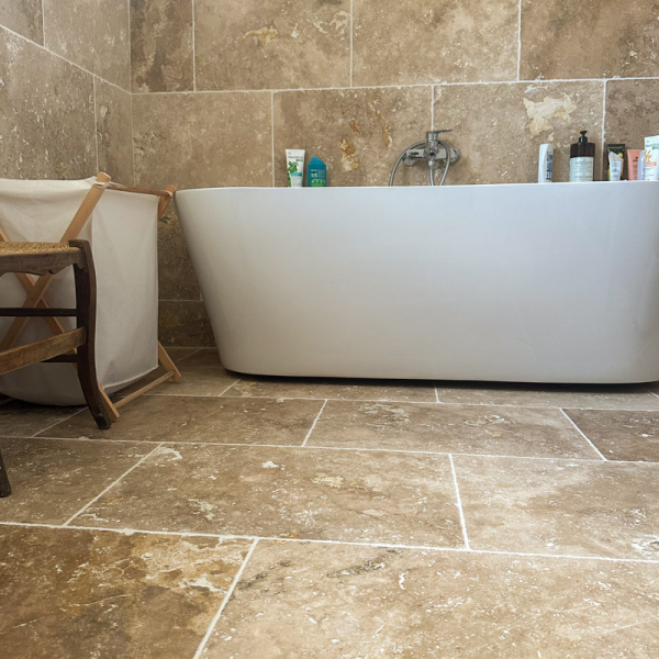 Ligerio - Carerlage en travertin premier choix mix-1 Ligerio - Carerlage en travertin premier choix mix-1