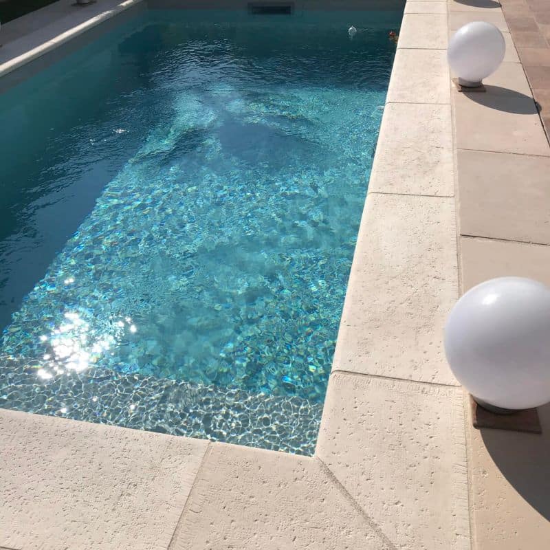 Margelle de piscine plate (Longueur: 120 cm)