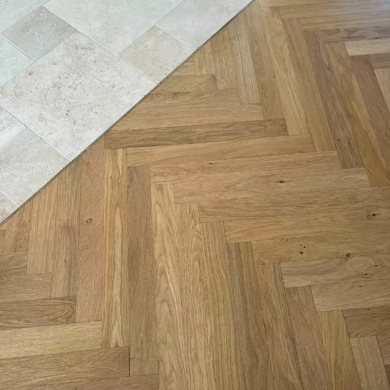 Parquet bâton Rompu chêne massif de Touraine (Épaisseur: 23 mm, Largeur: 70 mm, Longueur: 600 mm)