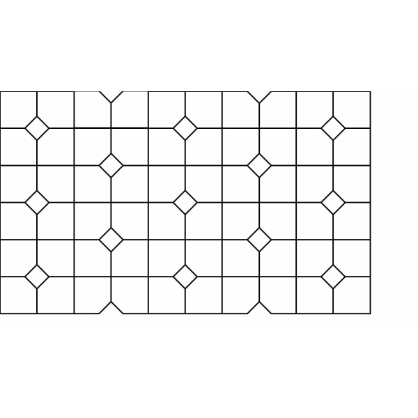 Saint Honoré dallage saint-honoré cabochons noir deuxieme schéma de pose