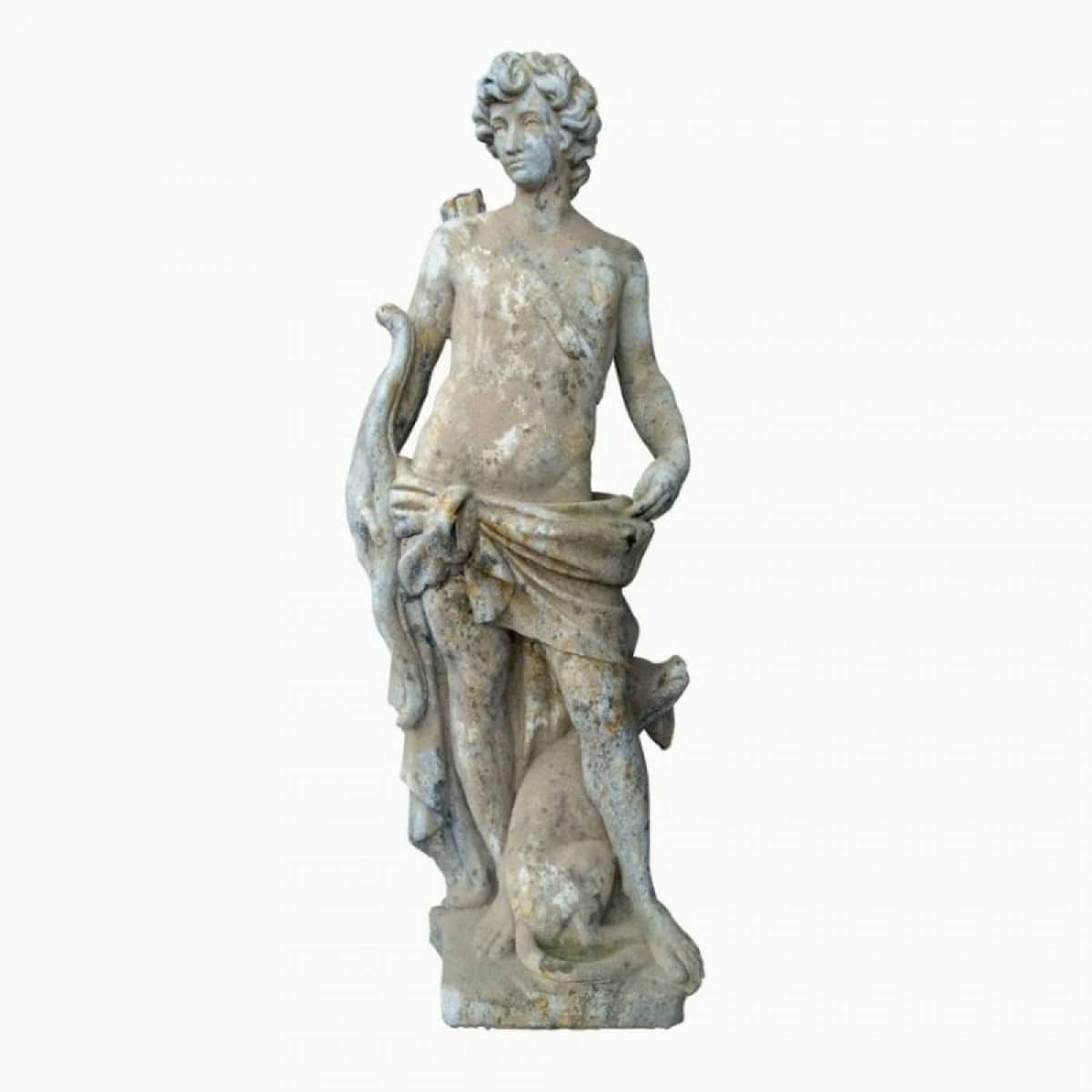Statue d'Apollon en packshot