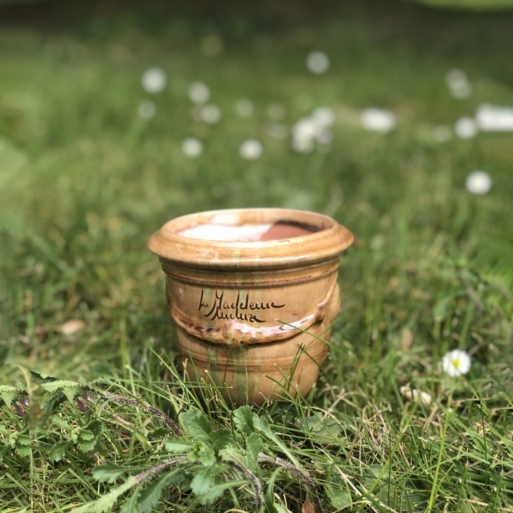 Vase d'Anduze émaillé vert T4 ou T5 Ligerio