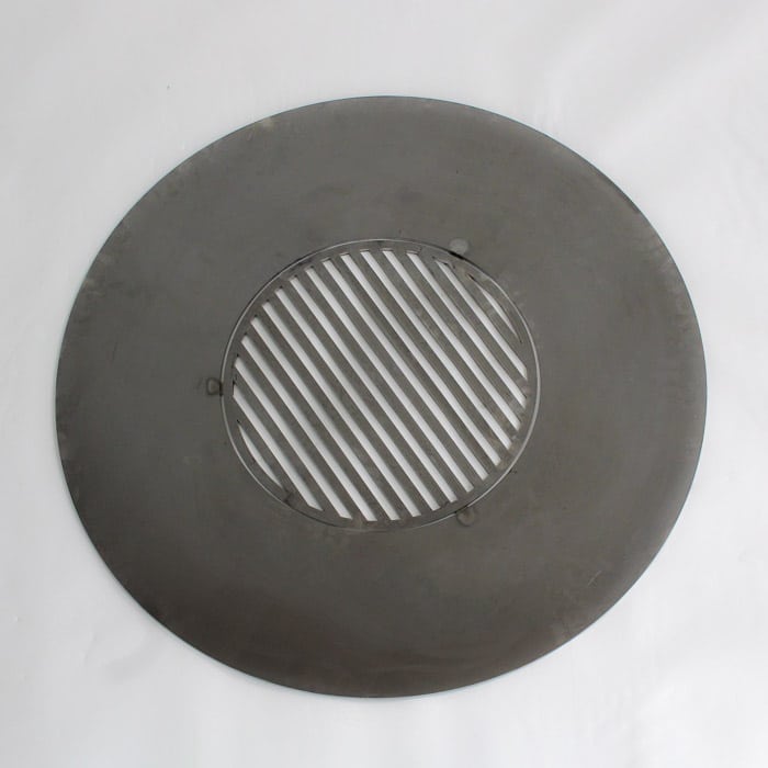 Plancha avec grille centrale pour brasero (Diamètre: 102 cm)