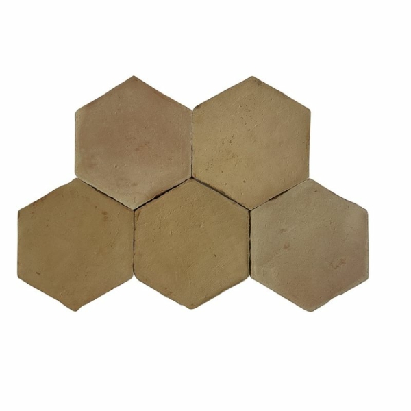 _TOMETTE HEXAGONALE MOULÉE MAIN ROSÉE - 20x20x2 (3) _TOMETTE HEXAGONALE MOULÉE MAIN ROSÉE - 20x20x2