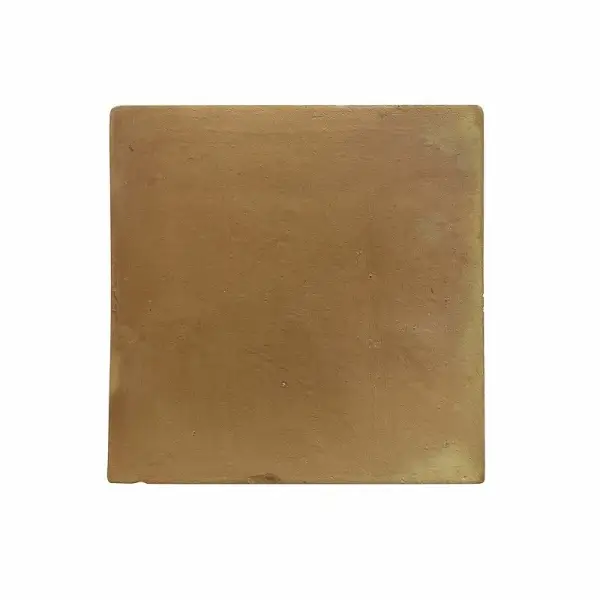 Tomette carrée moulée main rosée38,5 cm de longueur x 38,5 cm de largeur x 2,3 cm d'épaisseur (1) Tomette carrée moulée main rosée38,5 cm de longueur x 38,5 cm de largeur x 2,3 cm d'épaisseur sur fond blanc