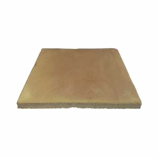Tomette carrée moulée main rosée38,5 cm de longueur x 38,5 cm de largeur x 2,3 cm d'épaisseur Tomette carrée moulée main rosée 38,5 cm de longueur x 38,5 cm de largeur x 2,3 cm d'épaisseur vue de près