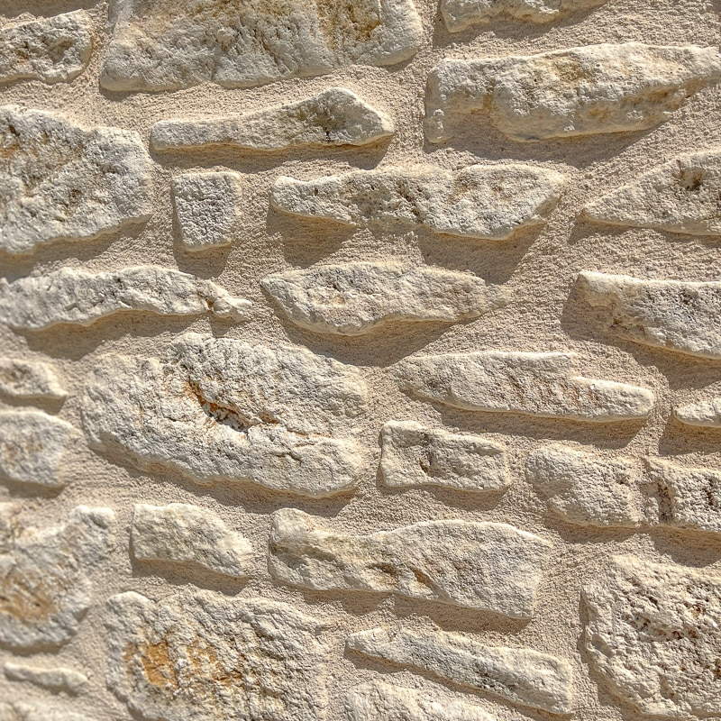 zoom sur quelques pierre de parement charente