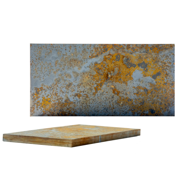 Dalle de jardin en ardoise multicolore 60x30x2,8 Dalle de jardin en ardoise multicolore 60x30x2,8