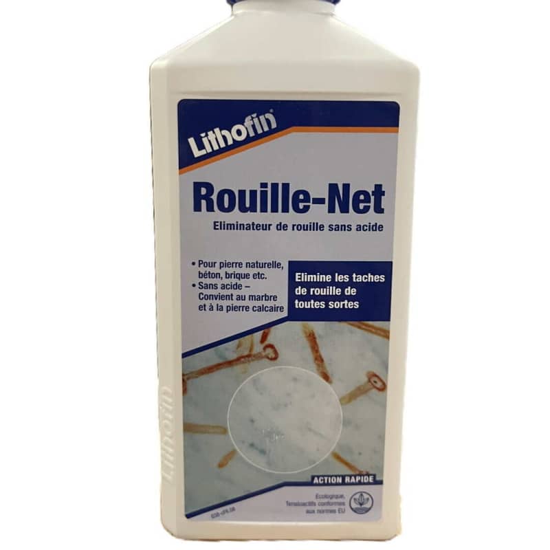 éliminateur de rouille sans acide Lithofin Rouille-Net 500 ml