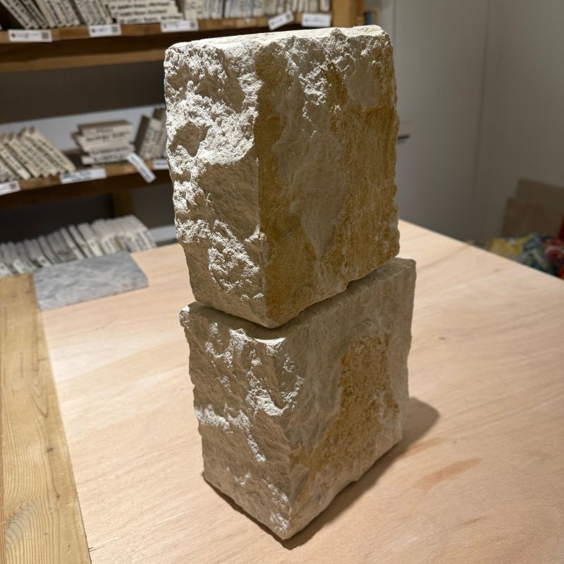 Angle pour Pierre de parement naturelle Ocre (2) Angle pour Pierre de parement naturelle Ocre