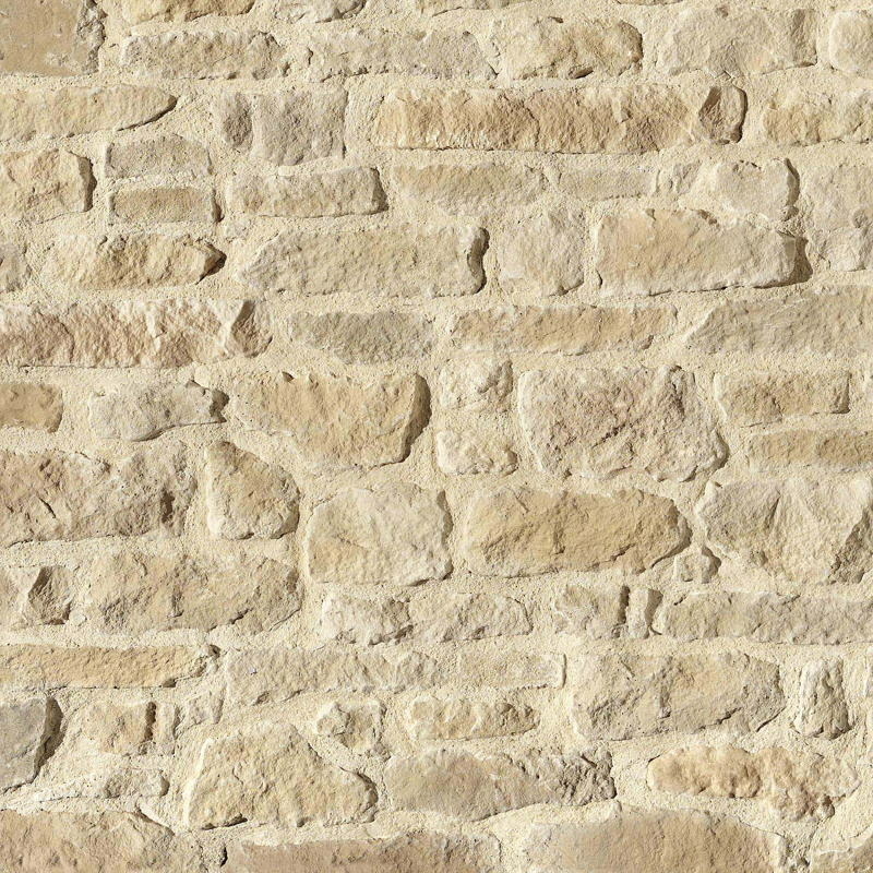 Chainage d'angle de parement Causse ton beige nuancé