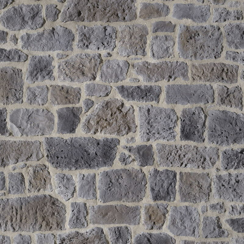 Chainage d'angle de parement Manoir gris cendré