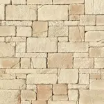 parement pierre olympe, pierre naturelle de couleur jaune-beige