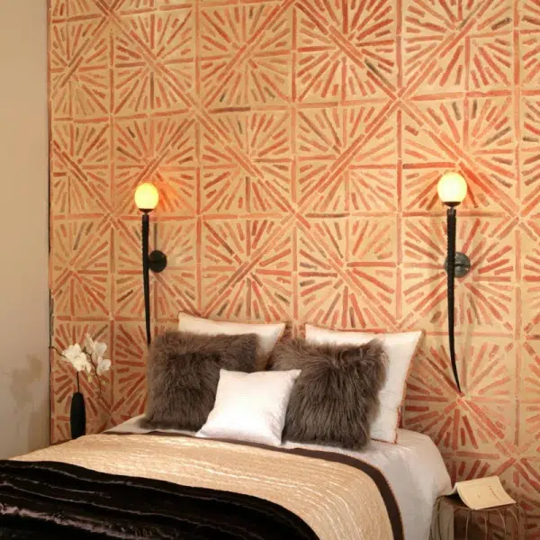 briquette-2 pierre parement briquette posé sur un mur dans une chambre