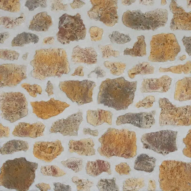 Pierre de parement Meulière (Teinte: Ocre jaune)