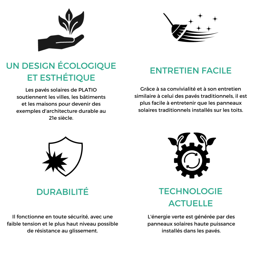 avantages pavé PLATIO