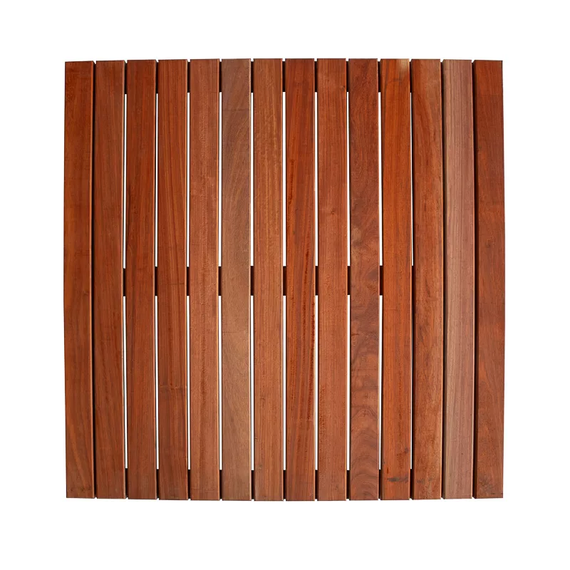 Caillebotis en bois imputrescible (Dimensions: 100 cm x 100 cm)