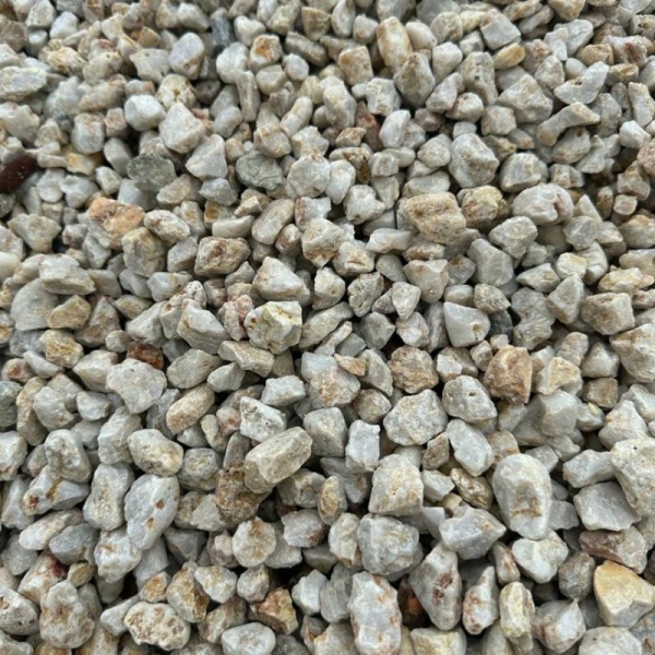 Gravier quartz Gravier quartz blanc beige