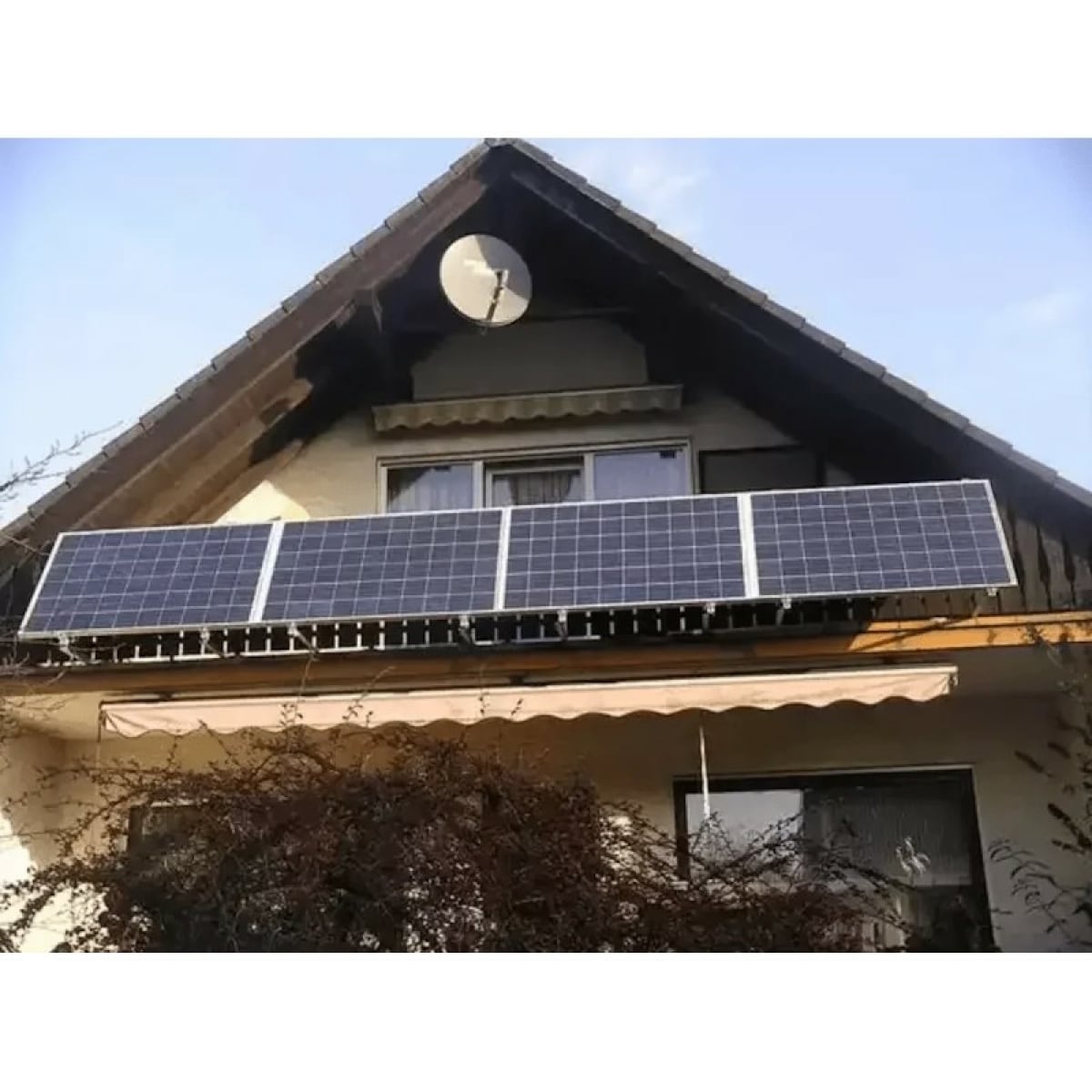 panneau solaire support balcon