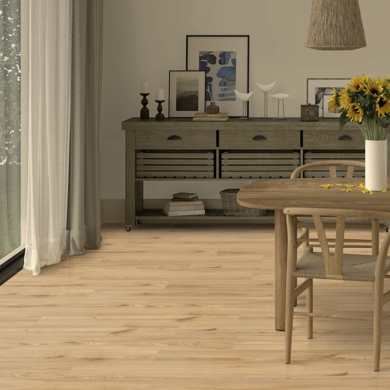 Lame de parquet pvc couche d'usure 0,55 mm (Essence de bois: Orme, Style: Orme brossé marron)