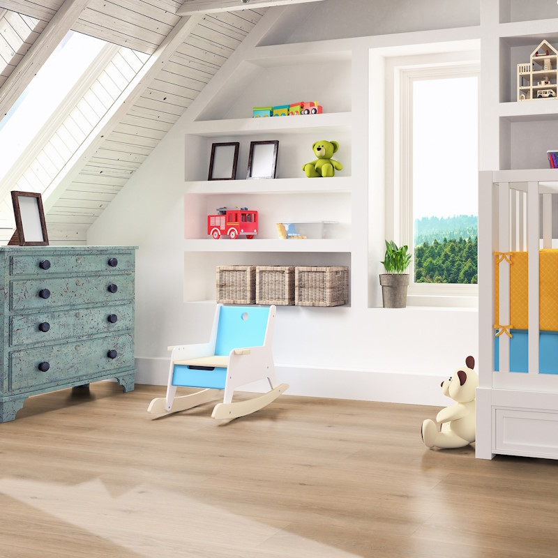 Lame parquet pvc clipsable imitation bois couche d'usure 0,55 mm (Essence de bois: Chêne, Style: Chêne de sommet noisette)