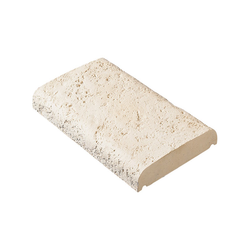 Dessus de mur blanc (Aspect: plat, vieille pierre)