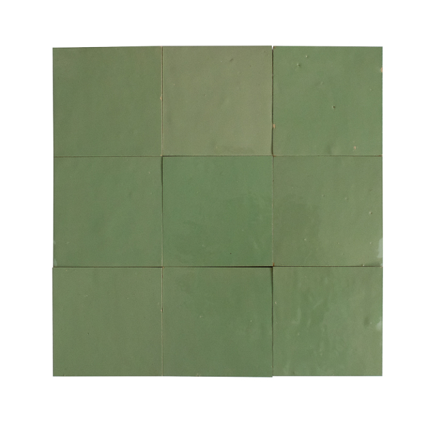 Zellige-Amande-1 Zellige vert Amande